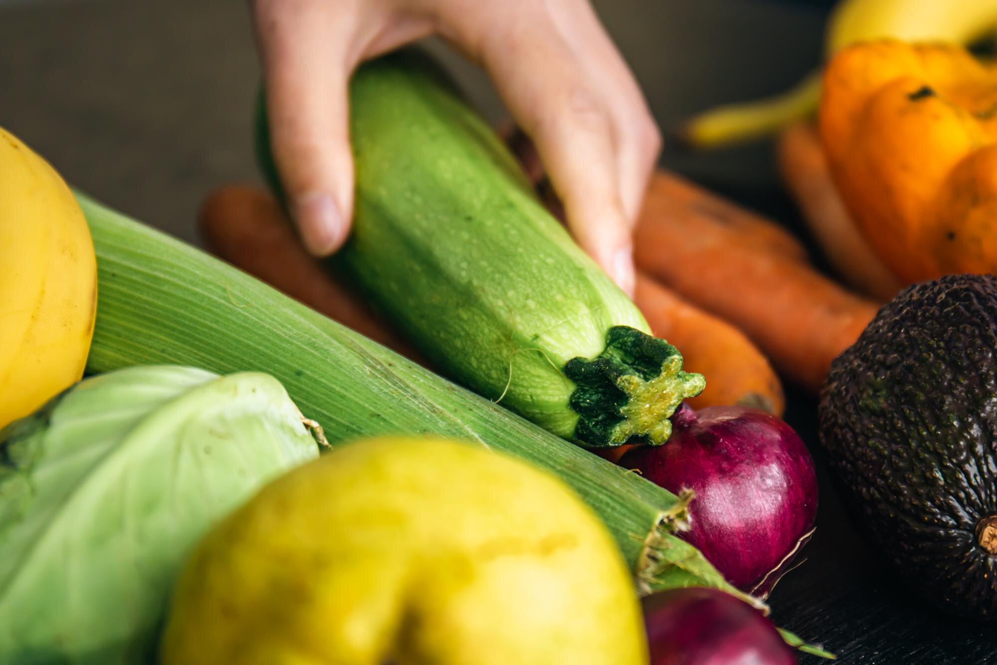 Selección de verduras